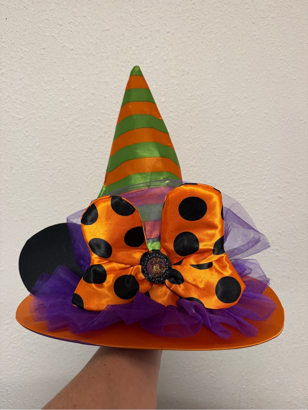 Disney Parks Minnie Mouse Halloween Witches Hat